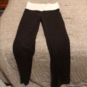 Victoria secret pink yoga pants boot leg cut